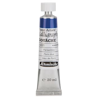 Schmincke Calligraphy Gouache - Paris Blue, 20 ml Tube