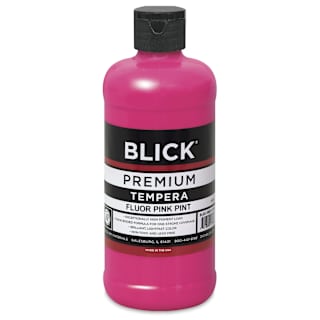 Blick Premium Grade Tempera - Fluorescent Pink, Pint