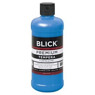Blick Premium Grade Tempera - Fluorescent Blue, Pint