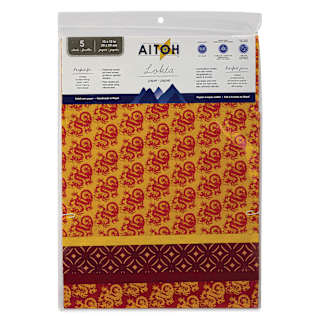 Aitoh Decorative Lokta Paper Pack - Dragons, 12" x 12", Pkg of 5
