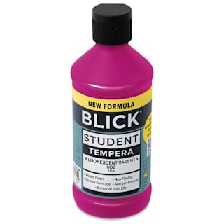 Blick Student Tempera Paint - Fluorescent Magenta, 8 oz Bottle