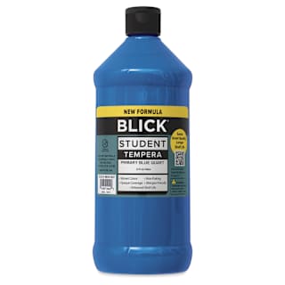 Blick Student Tempera Paint - Primary Blue, 32 oz bottle