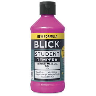 Blick Student Tempera Paint - Primary Magenta, 8 oz bottle