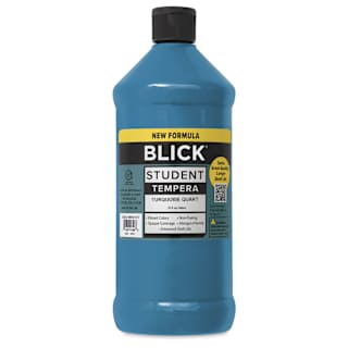 Blick Student Tempera Paint - Turquoise, 32 oz bottle