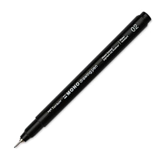 Tombow Mono Drawing Pen - Black, 02