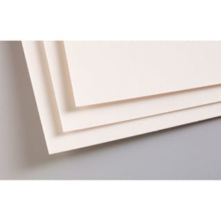 Clairefontaine Pastelgrain Paper Sheet - 19-3/4" x 27-1/2", White, 1 Sheet