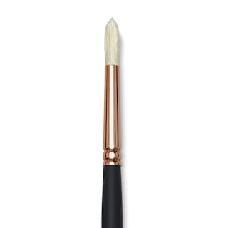 Blick Masterstroke Interlocking Bristle Brush - Round, Long Handle, Size 4