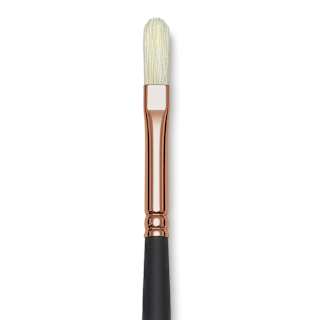Blick Masterstroke Interlocking Bristle Brush - Filbert, Long Handle, Size 2