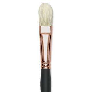 Blick Masterstroke Interlocking Bristle Brush - Filbert, Long Handle, Size 10