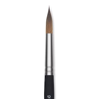 Princeton Aqua Elite Series 4850 Synthetic Brush - Long Round, Size 12, Short Handle