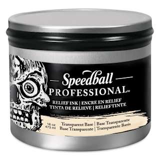 Speedball Professional Relief Ink - Transparent Base, 16 oz