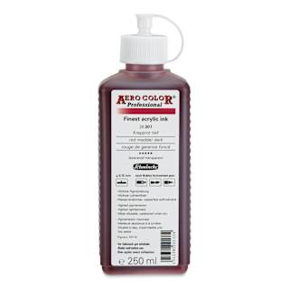 Schmincke Aero Color Professional Airbrush Color - 250 ml, Red Madder Dark