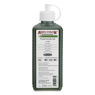 Schmincke Aero Color Professional Airbrush Color - 250 ml, Olive Green