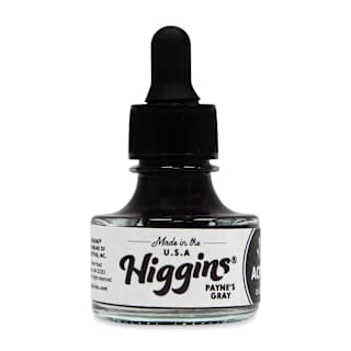 Higgins Acrylic Ink - Payne's Gray, 1 oz