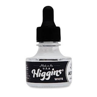 Higgins Acrylic Ink - White, 1 oz