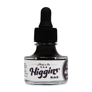 Higgins Acrylic Ink - Black, 1 oz