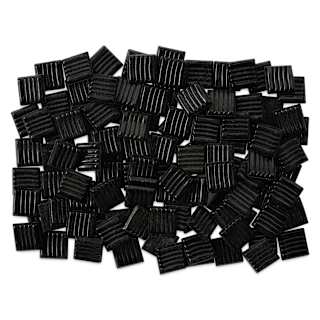Mosaic Mercantile Venetian Tiles - Black, 3/4", 16 oz