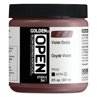 Golden Open Acrylics - Violet Oxide, 8 oz Jar