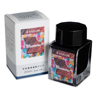 Sailor USA State Ink - Missouri, BBQ Red Brown, 20 ml