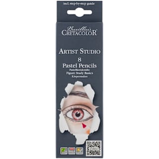 Artist Studio Pastel Pencil Sets 8-Pencil Portrait Colors Set