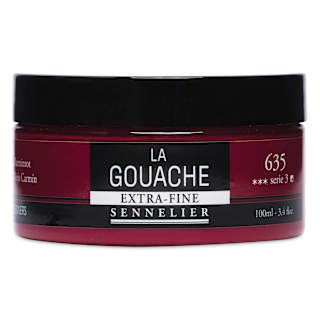 Sennelier Extra Fine Gouache - Carmine, 100 ml Jar