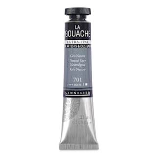Sennelier Extra Fine Gouache - Neutral Grey, 21 ml Tube