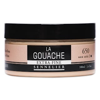 Sennelier Extra Fine Gouache - Rose Ochre, 100 ml Jar