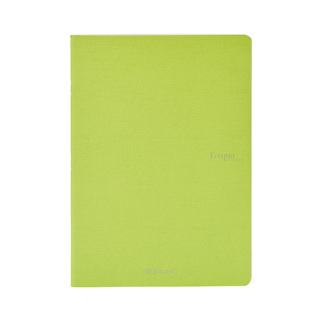 Fabriano Ecoqua Original Staple-Bound Notebook, 5.8 in x 8.3 in, A5, Graph, 80 Pages, Lime