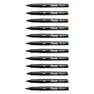 Sharpie Creative Acrylic Markers - Set of 12, Classic Colors, Fine Tip