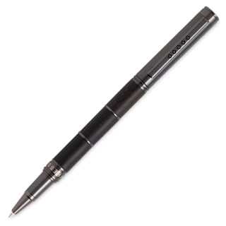 Tom Hessin Revolution Collection Rollerball Pen - Charcoal Ebony
