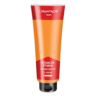 Caran d'Ache Studio Gouache - Orange, 450 ml, Tube