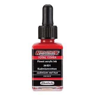 Schmincke Aero Color Professional Airbrush Color - 28 ml, Cadmium Red Hue