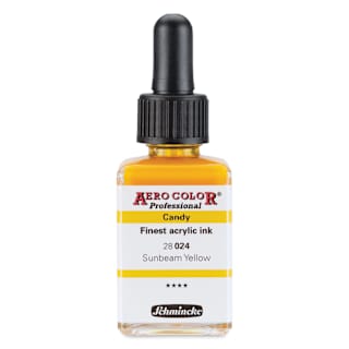 Schmincke Aero Color Professional Airbrush Color - 28 ml, Sunbeam Yellow