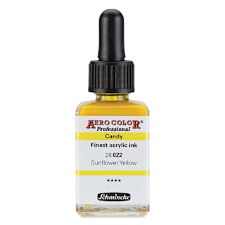 Schmincke Aero Color Professional Airbrush Color - 28 ml, Sunflower Yellow