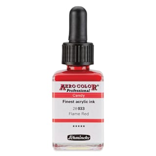 Schmincke Aero Color Professional Airbrush Color - 28 ml, Flame Red