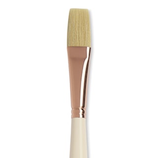 Blick x Raphaël L'Impressionniste Synthetic Bristle Brush - Flat, Size 20, Long Handle