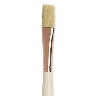 Blick x Raphaël L'Impressionniste Synthetic Bristle Brush - Flat, Size 16, Long Handle