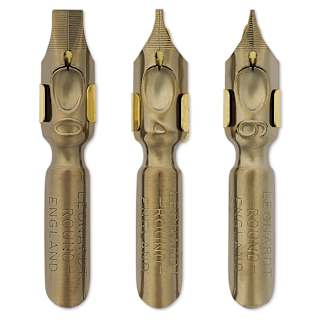 Manuscript Leonardt Dip Pen Nibs - Round Hand No. 3, Set of 3
