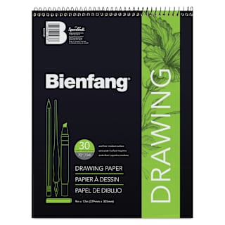 Bienfang Wirebound Drawing Paper Pad - 9" x 12", 30 Sheets