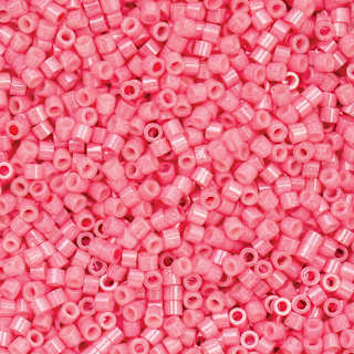John Bead Cylin 11/0 Cylindrical Seed Beads - Pink Carnation Opaque