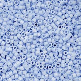 John Bead Cylin 11/0 Cylindrical Seed Beads - Bluebell Mist Opaque