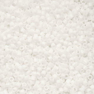 John Bead Cylin 11/0 Cylindrical Seed Beads - Chalk White