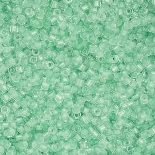 John Bead Cylin 11/0 Glow in the Dark Cylindrical Seed Beads - Green, 25g