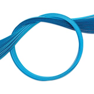 Quilled Creations Colored Edge Gilded Quilling Paper - Pkg of 30, Blue, 1/8"