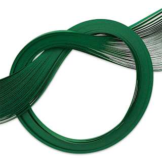 Quilled Creations Premium Quilling Paper - Pkg of 50, Forest Green, 1/8"