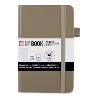 Sakura Notebook - Cinder, 3.5" x 5.5", Ruled