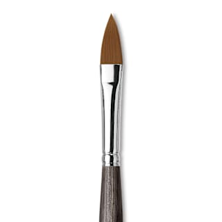 Da Vinci Colineo Synthetic Kolinsky Sable Brush - X Point Pointed Oval, Size 12, Short Handle