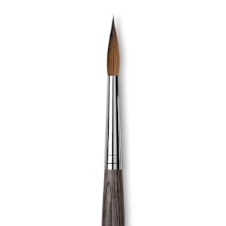 Da Vinci Colineo Synthetic Kolinsky Sable Brush - X Point Round, Size 6, Short Handle
