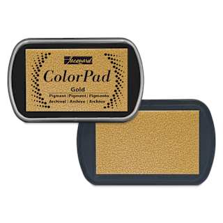 Jacquard ColorPad Pigment Ink Pad - Metallic Gold