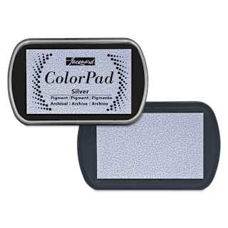 Jacquard ColorPad Pigment Ink Pad - Metallic Silver